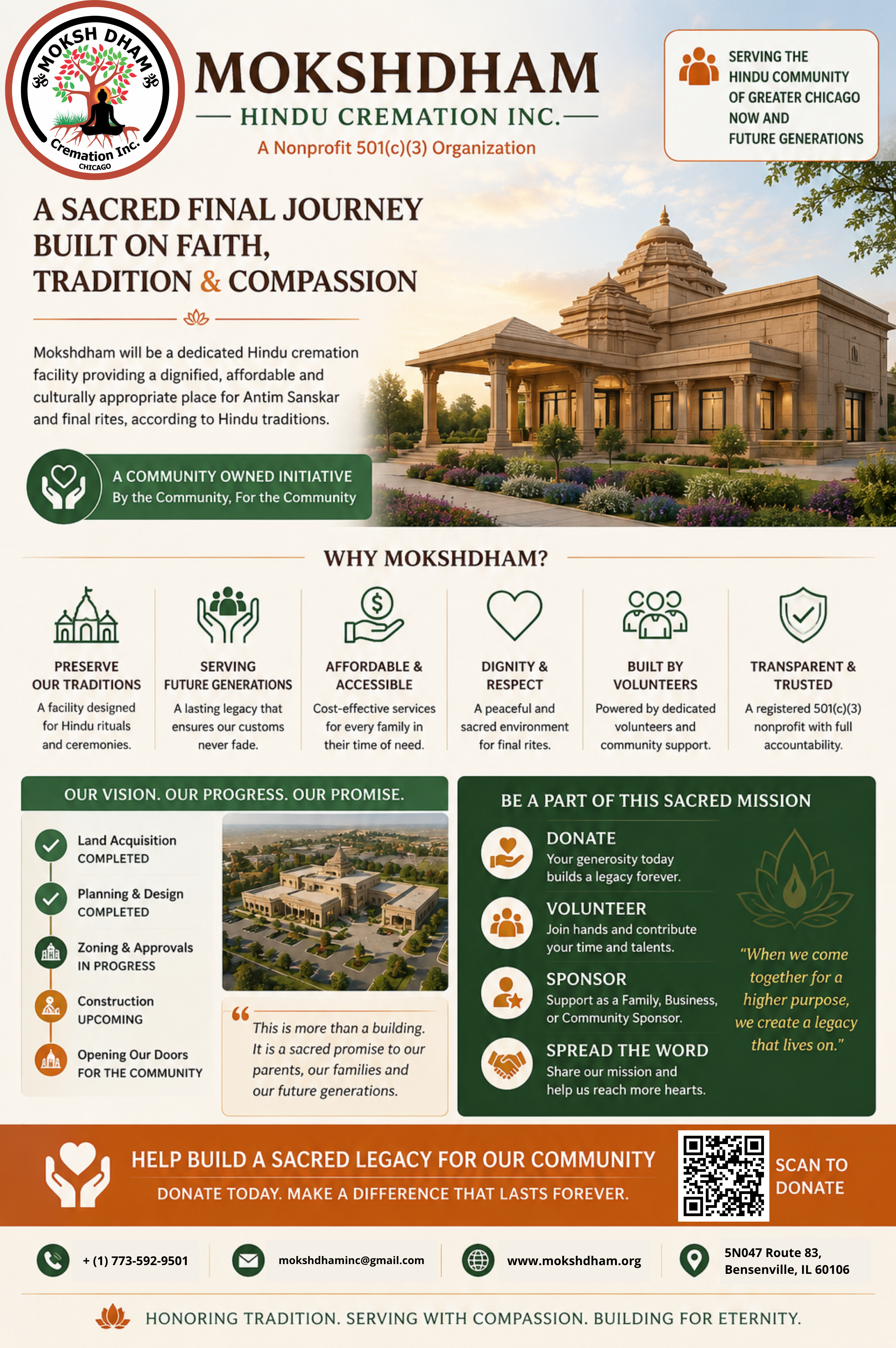 Moksh Dham Cremation Inc flyer 1