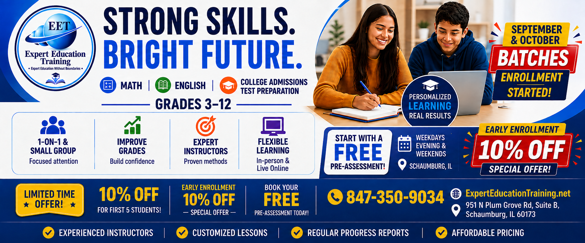 Expert Education Training flyer 2