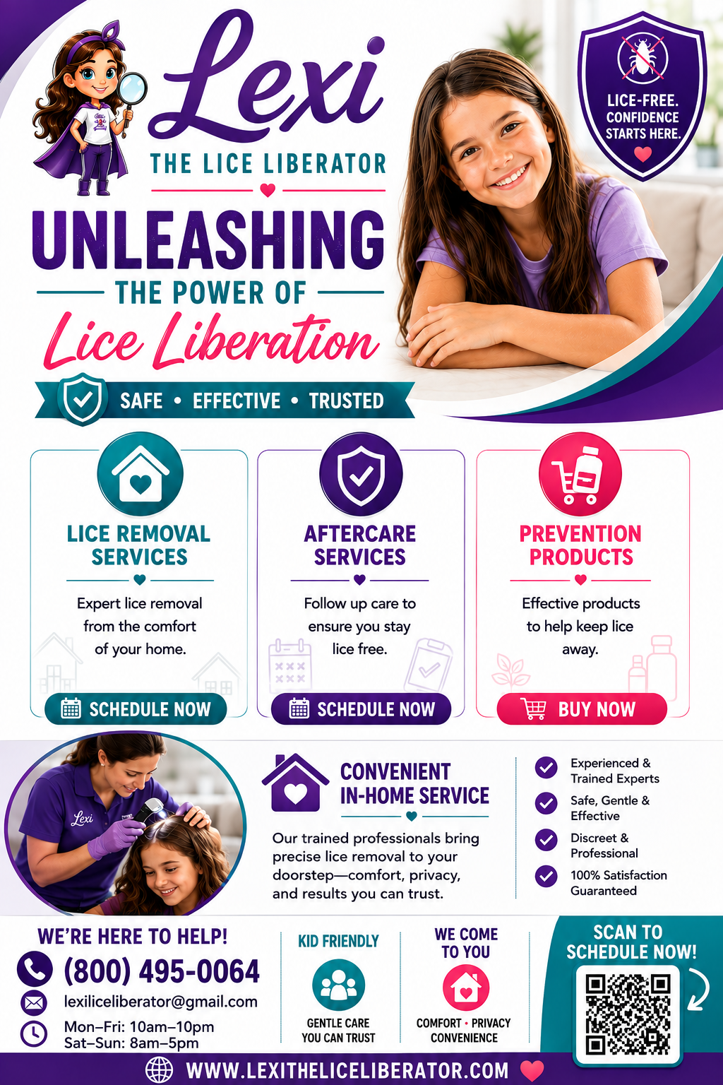Lexi The Lice Liberator flyer 1