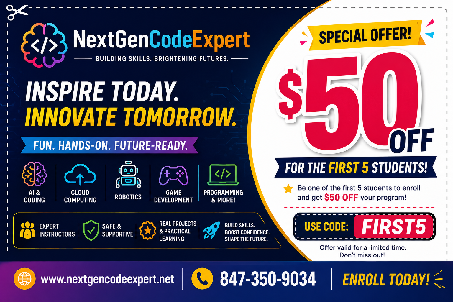 NextGenCodeExpert offer: $50 Off