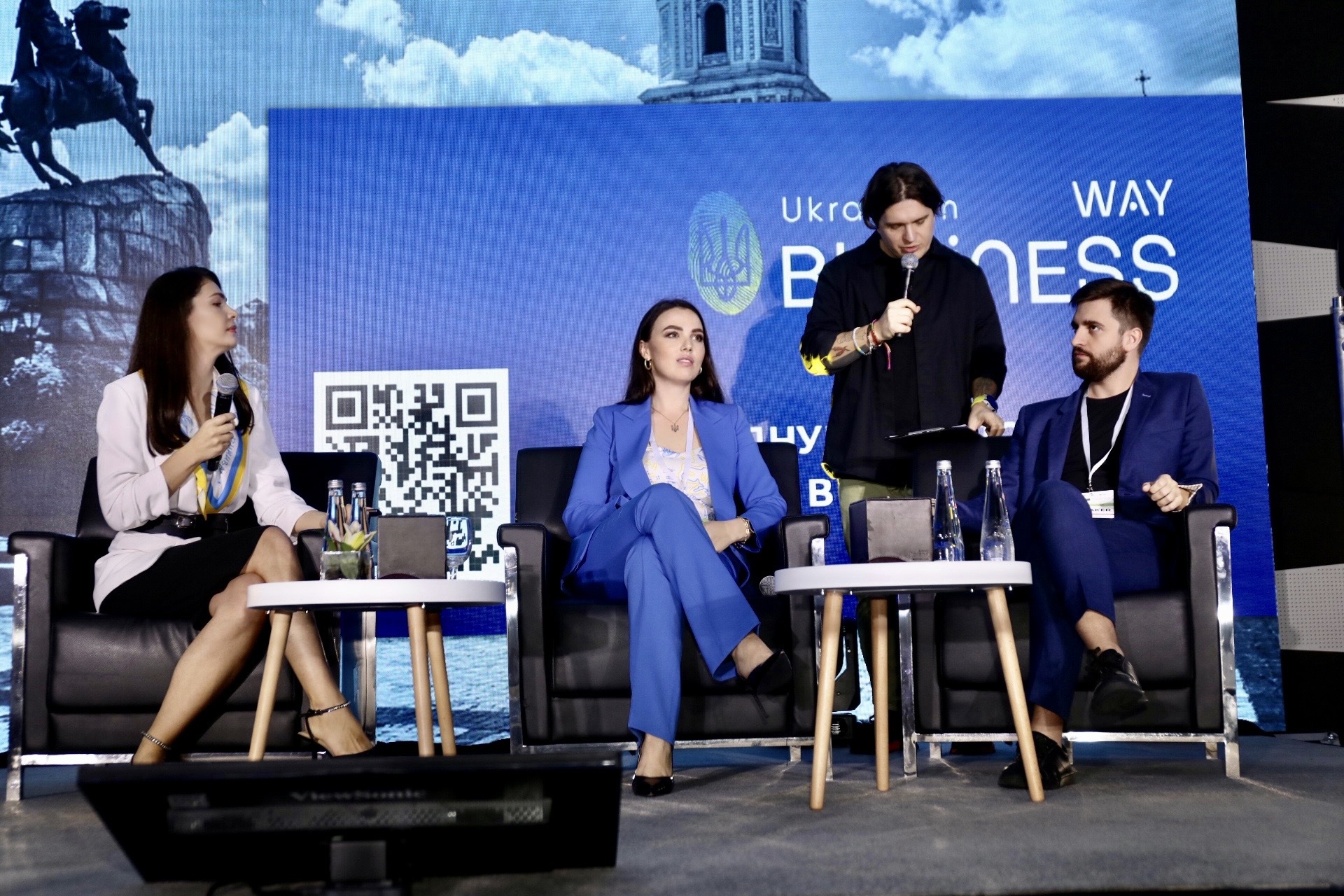 From the stage of the largest Ukrainian business forum we organized.