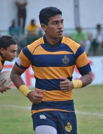 Rugby moment during Captaincy of Royal College