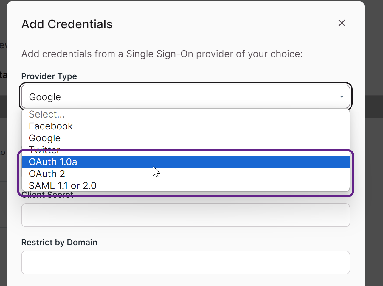 Custom SSO Providers