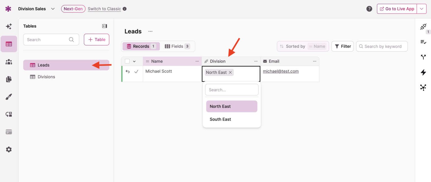 showrecordsconnected5