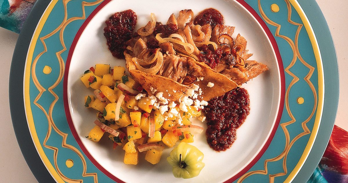 Roasted Duck Ancho Enchiladas | Maple Leaf Farms