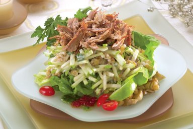 Apple duck salad