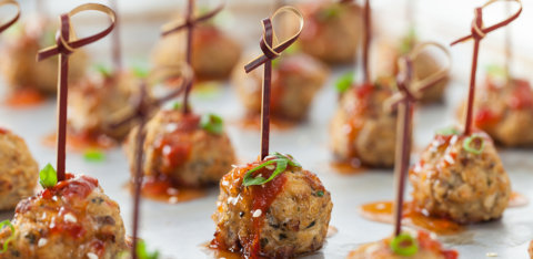 Duck meatballs