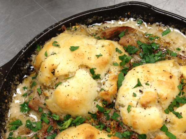 Duck confit pot pie