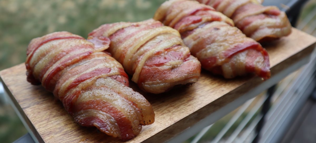 Smoked BaconWrapped Duck Breast Maple Leaf Farms