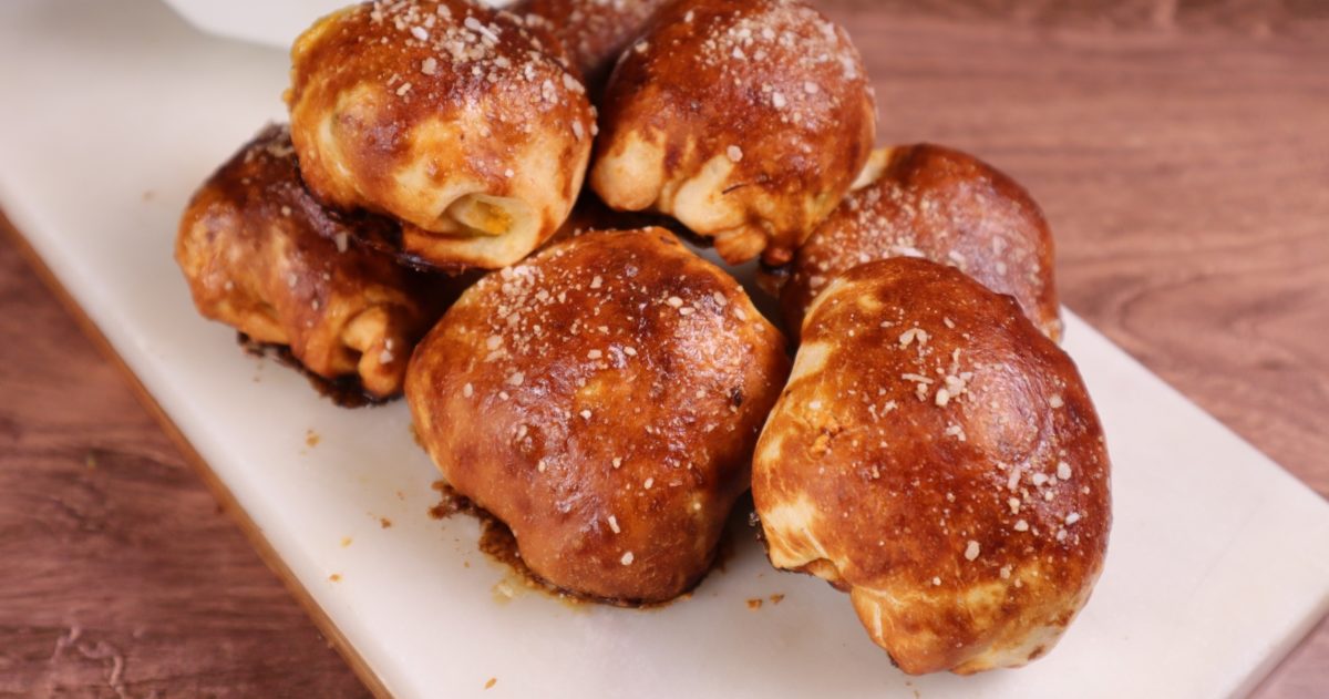 Duck Stuffed Pretzel Bites Maple Leaf Farms