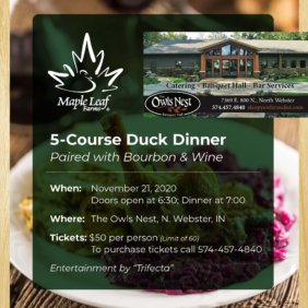 5 Course Duck Dinner Event Flyer FINAL 2