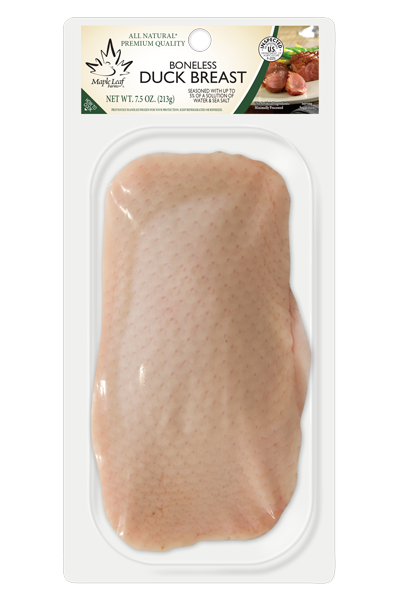 Retail Boneless Duck Breast frozen