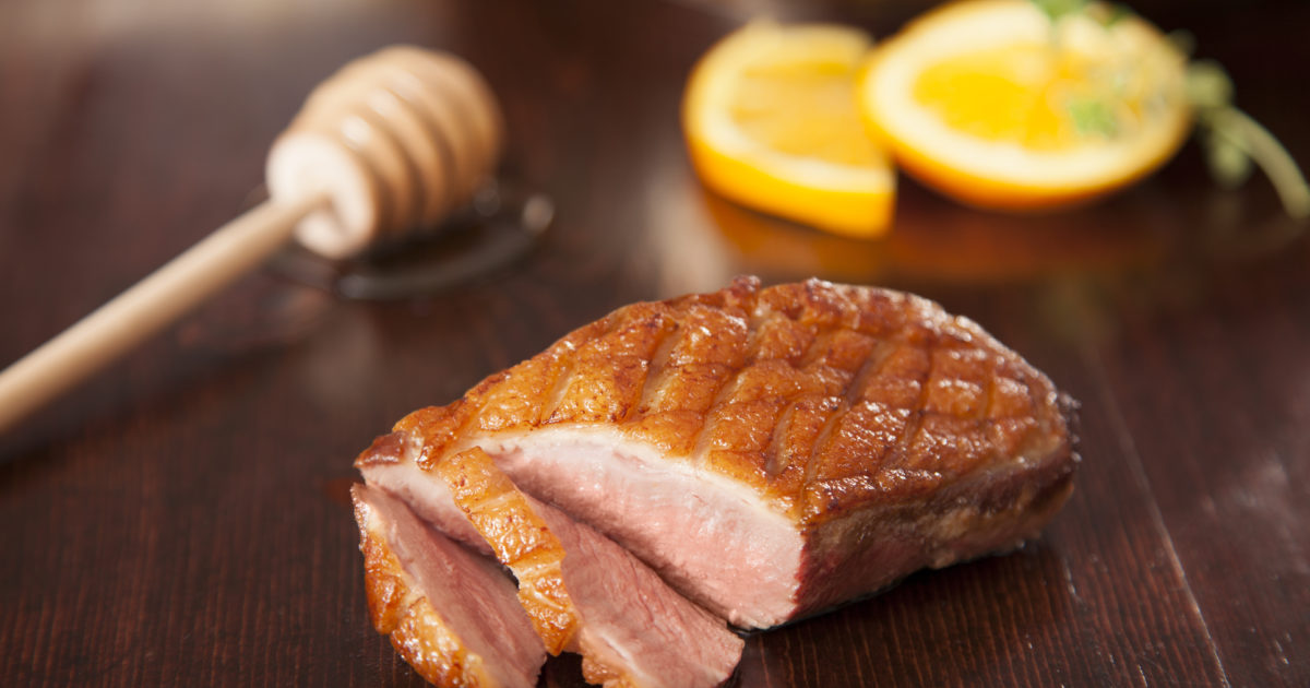 All Natural Honey Orange Duck Breast Maple Leaf Farms