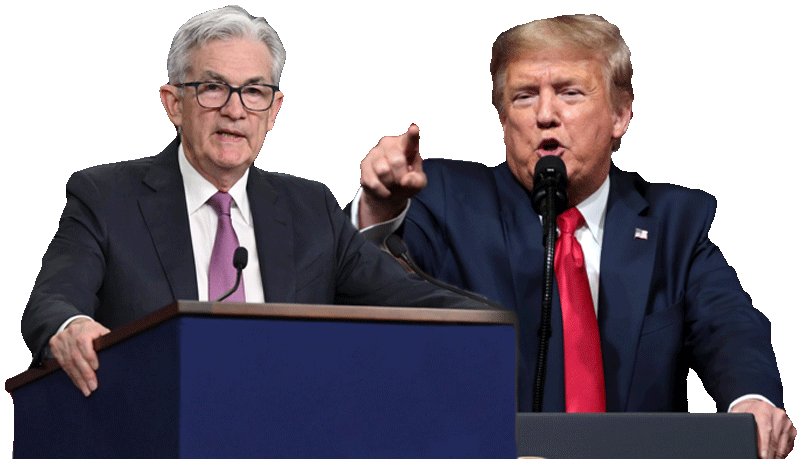 Powell and Trump