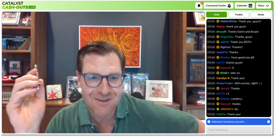 Catalyst Cash-Outs Live livestream