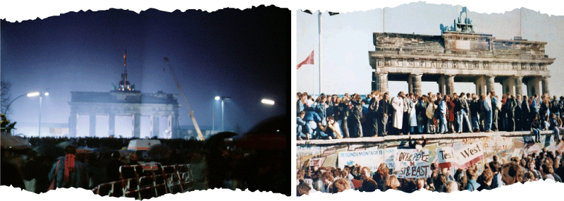 Fall of Berlin Wall photos