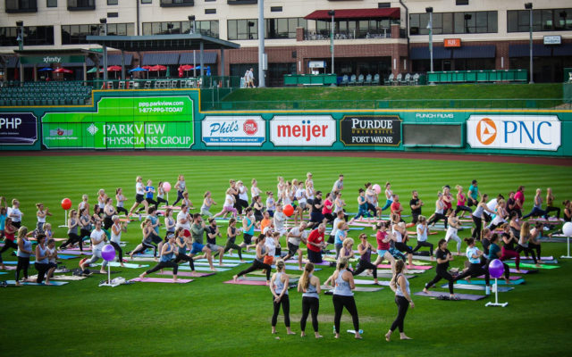 Fans on field