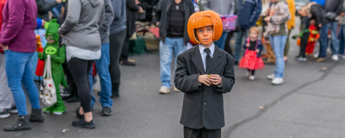 Trunk or treat pumpkin costume