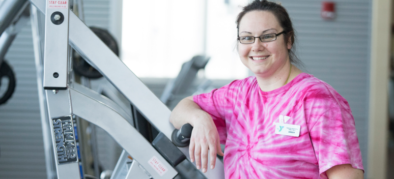 Sarah working ymca