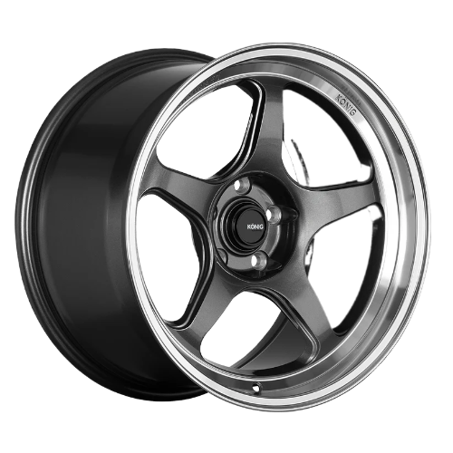 KONIG Hyperspec 15X9 4X100 ET35 Anthracite Metallic/Machined Lip