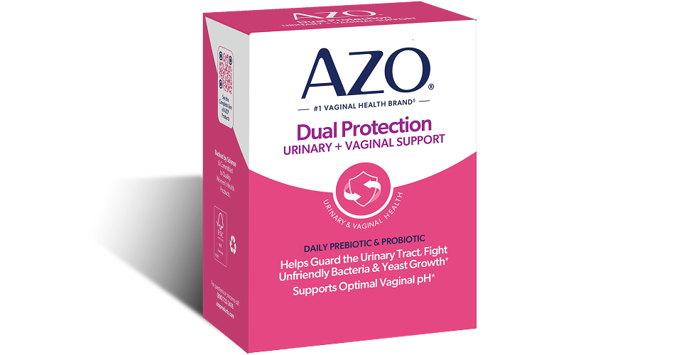 AZO® Dual Protection packaging.