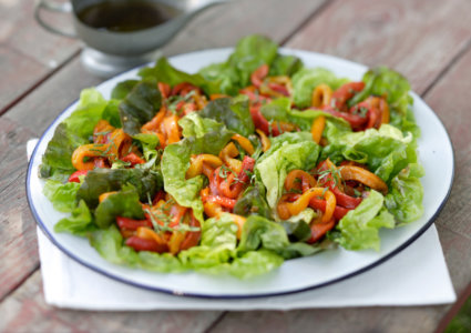 Grilled Pepper Salad