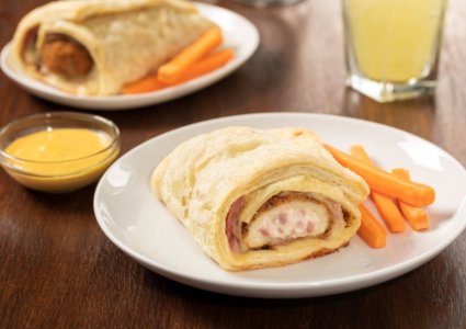 Cordon Bleu Ham and Cheese Rollups