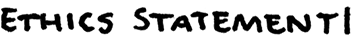 Ethics Statement