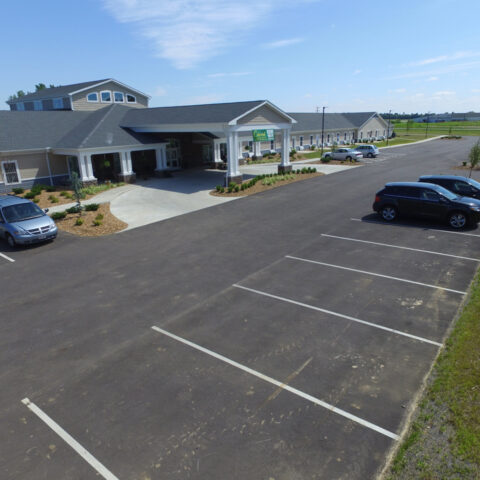 Colonial exterior entrance