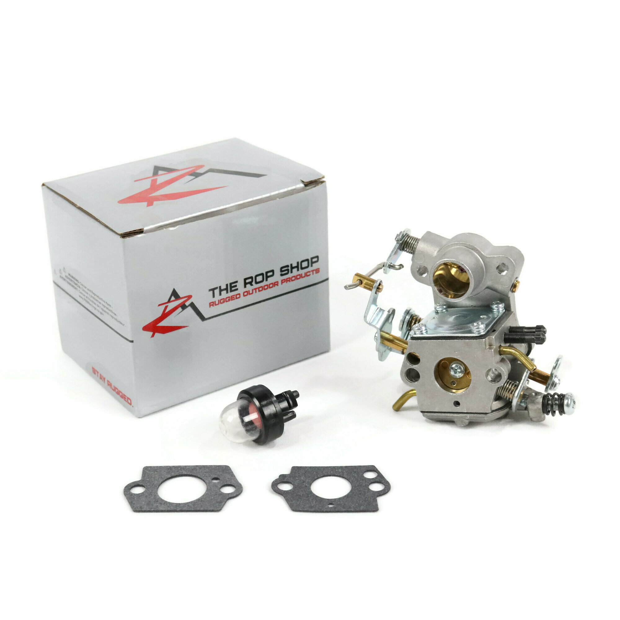 The ROP Shop Carburetor with Gaskets & Bulb for Zama C1M-W26C