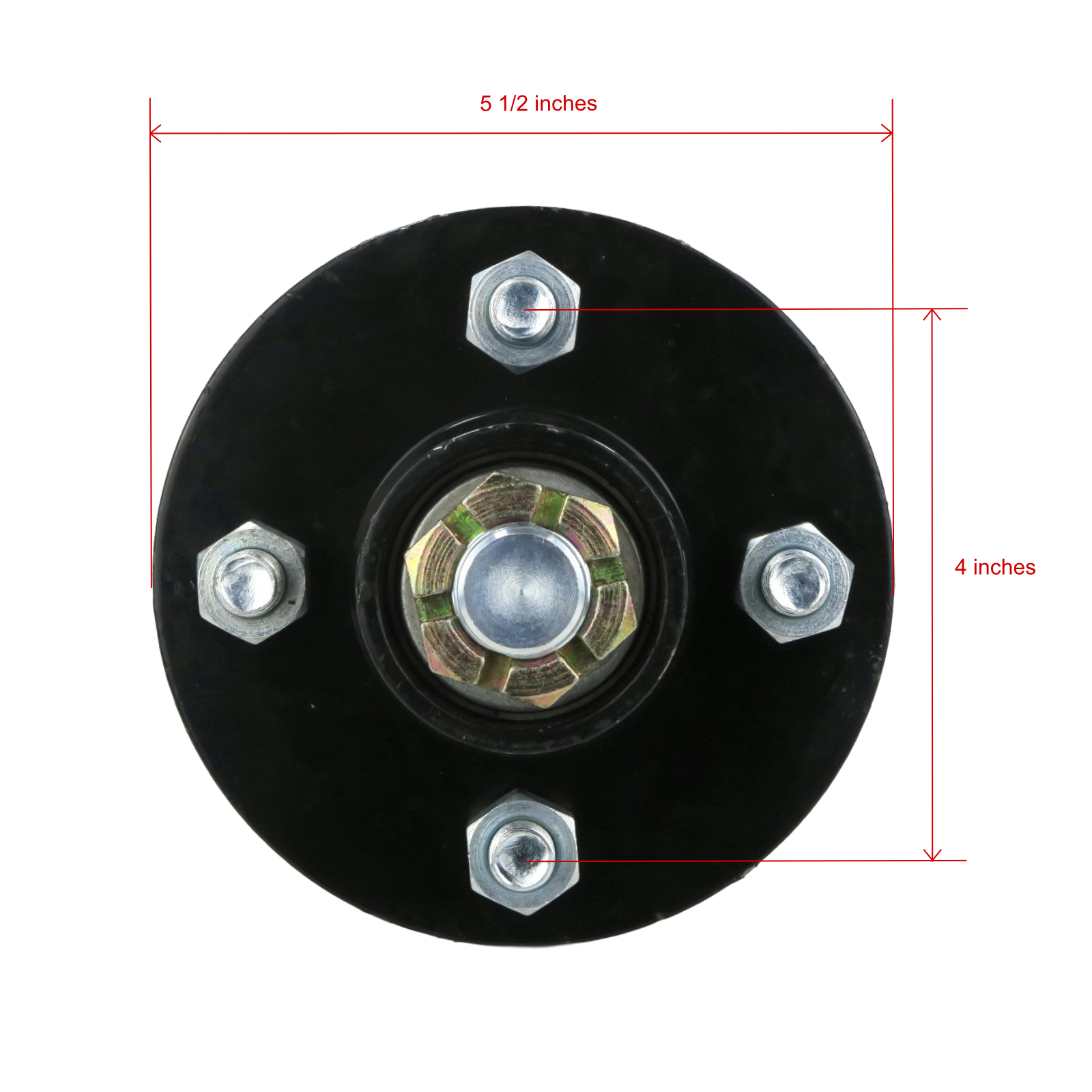 Trailer Axle Kits - 2,000 Lb Capacity With 5 On 4.5 Bolt Pattern - Complete Hub & Spindle Set