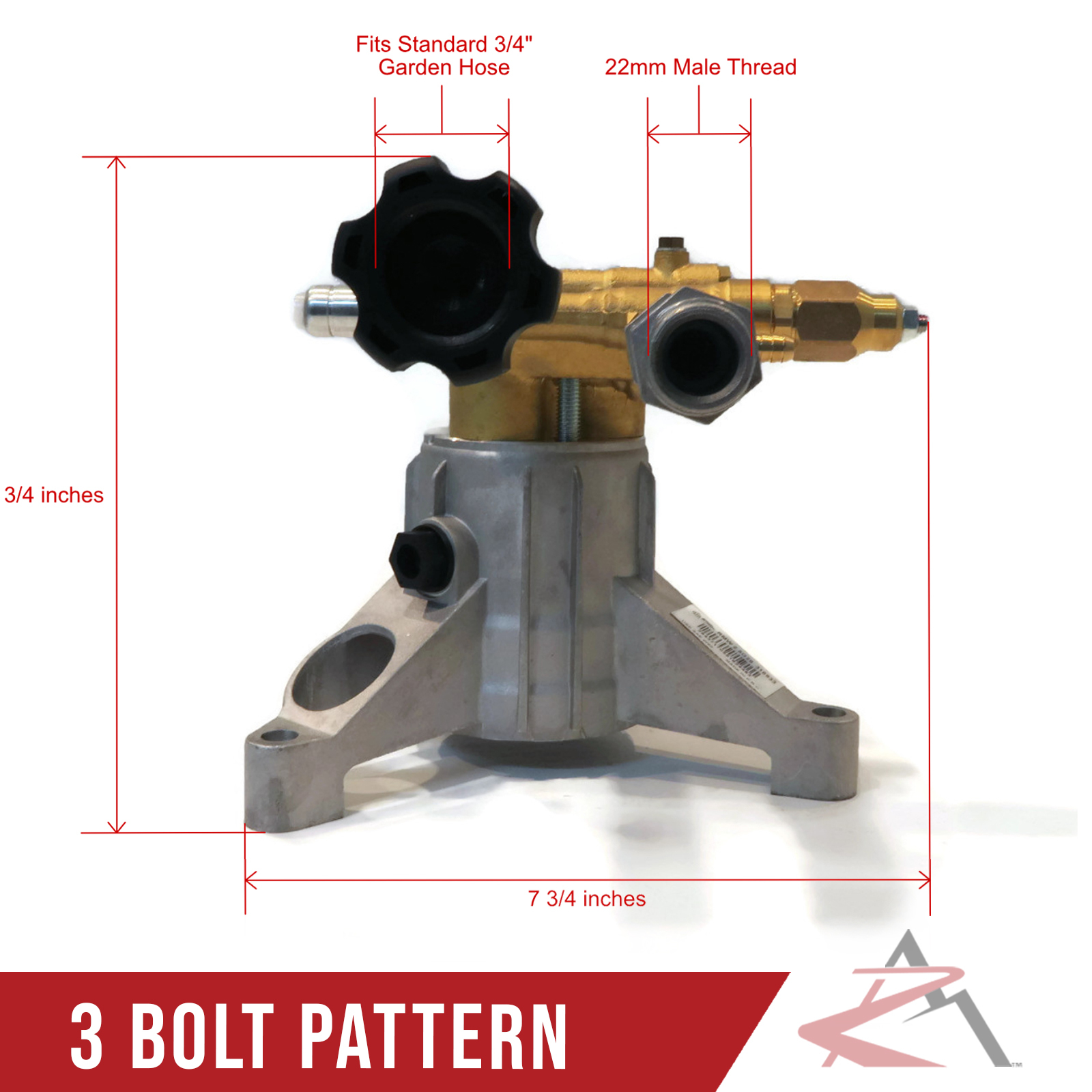 その他 M Axial Pressure Washer Pump RMW25G28-EZ Pressure Washer Pumps