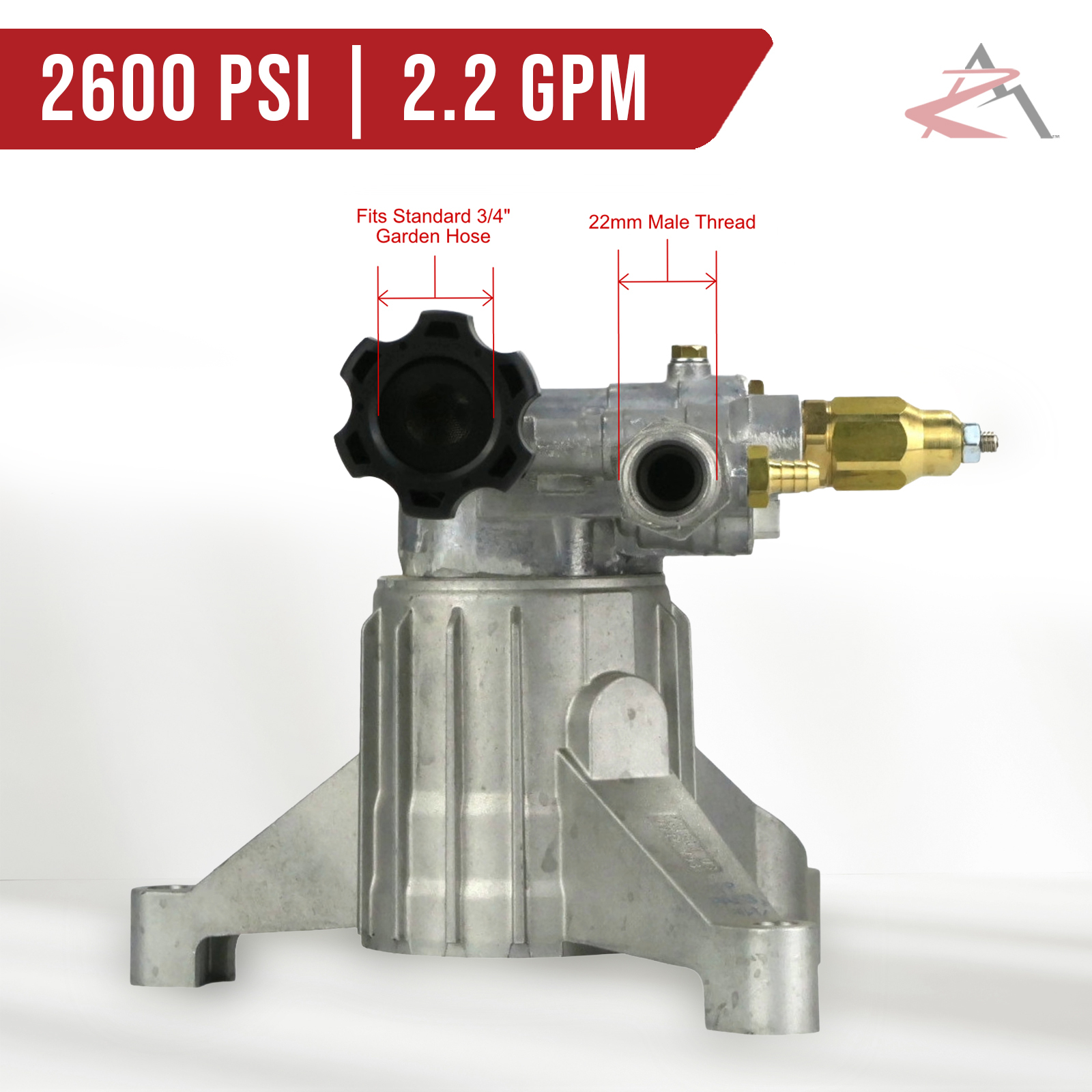 OEM Annovi Reverberi 2600 PSI Vertical Pressure Washer Pump