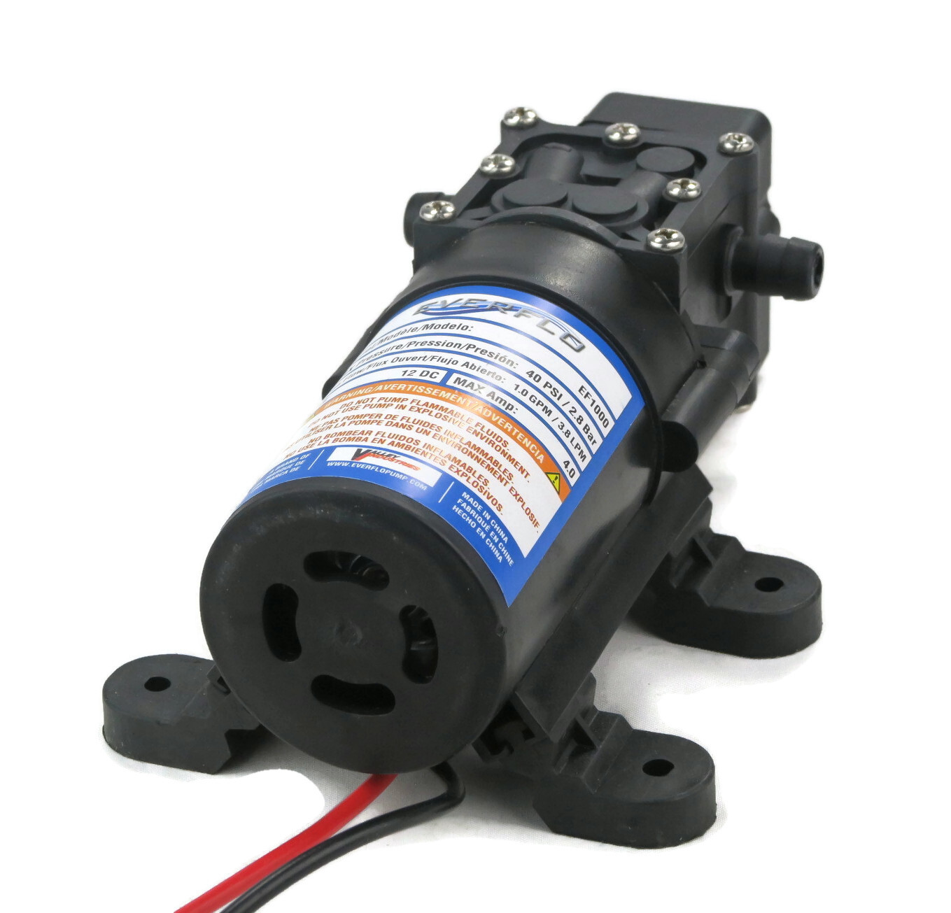 Everflo 12V On-Demand Diaphragm Pump - 3.0GPM, 60 PSI Max, 3/4 In. QA Ports At Tractor Supply Co - Foto 8