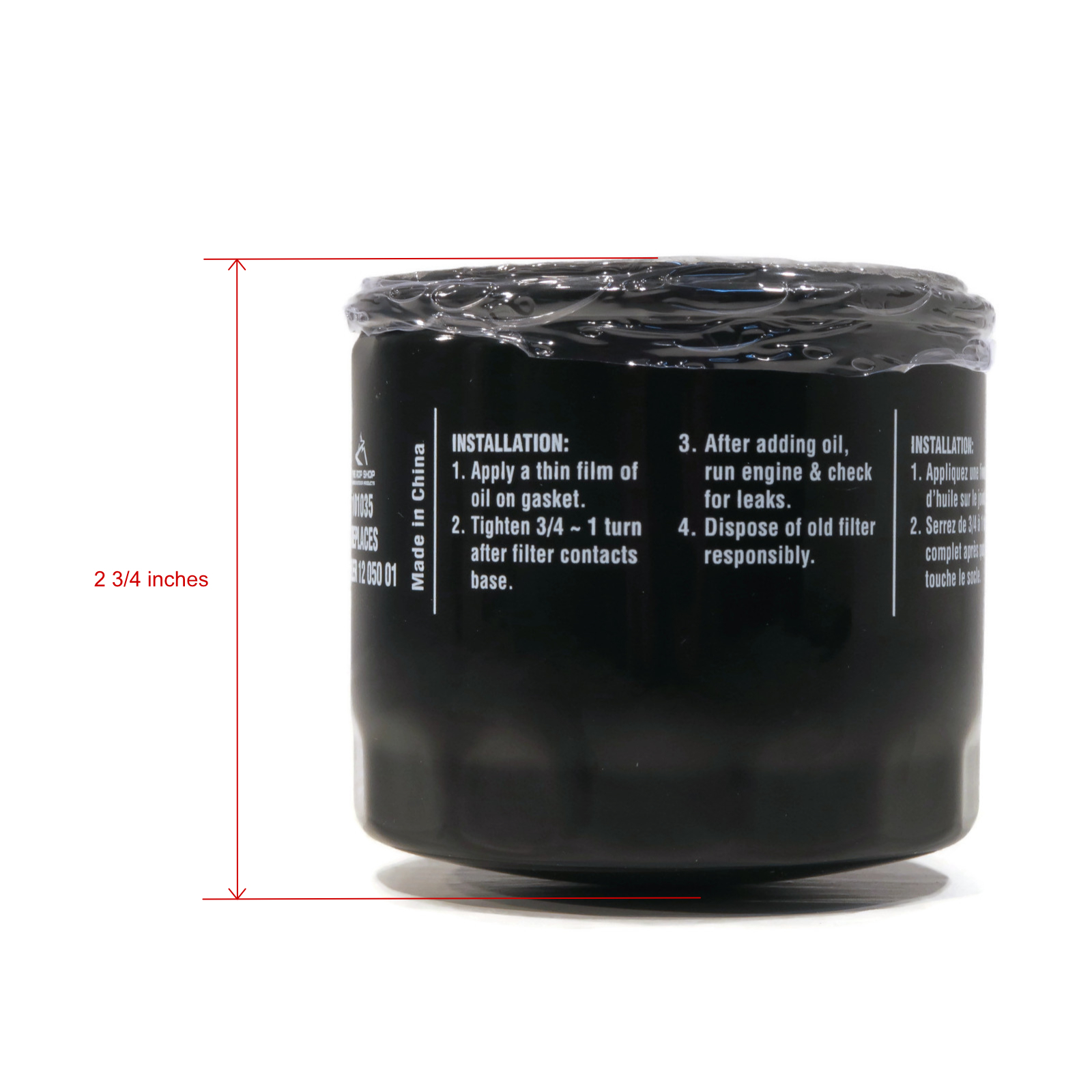 3x KOHLER Ölfilter 12 050 01-S – Für Kleine Benzinmotoren (Rasenmäher & Mehr)