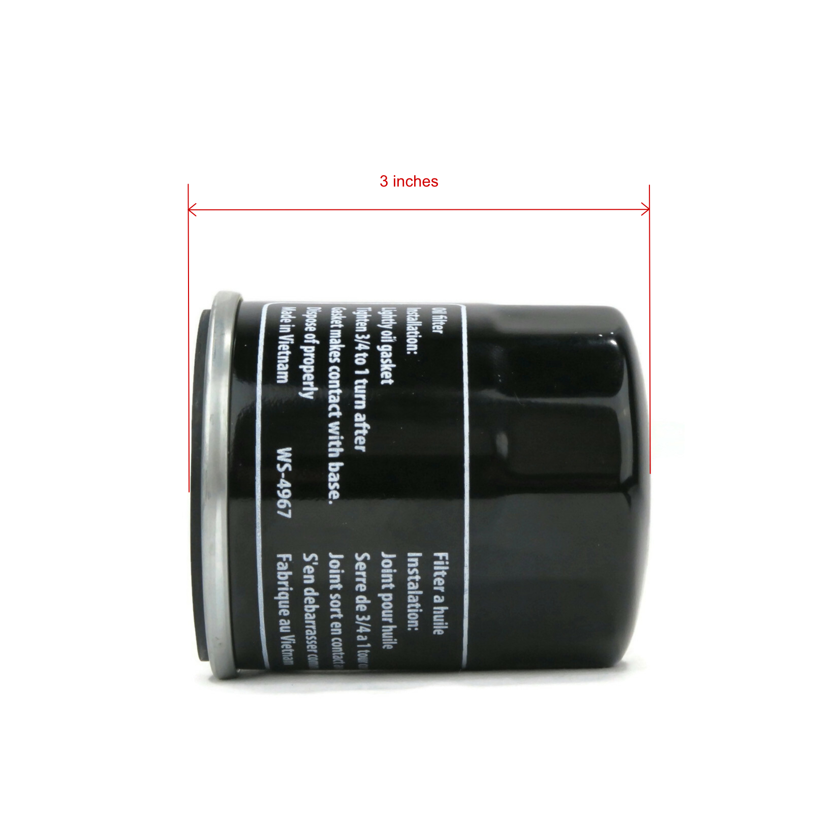 The ROP Shop Oil Filter for Kawasaki 49065-7010 - The Rop Shop