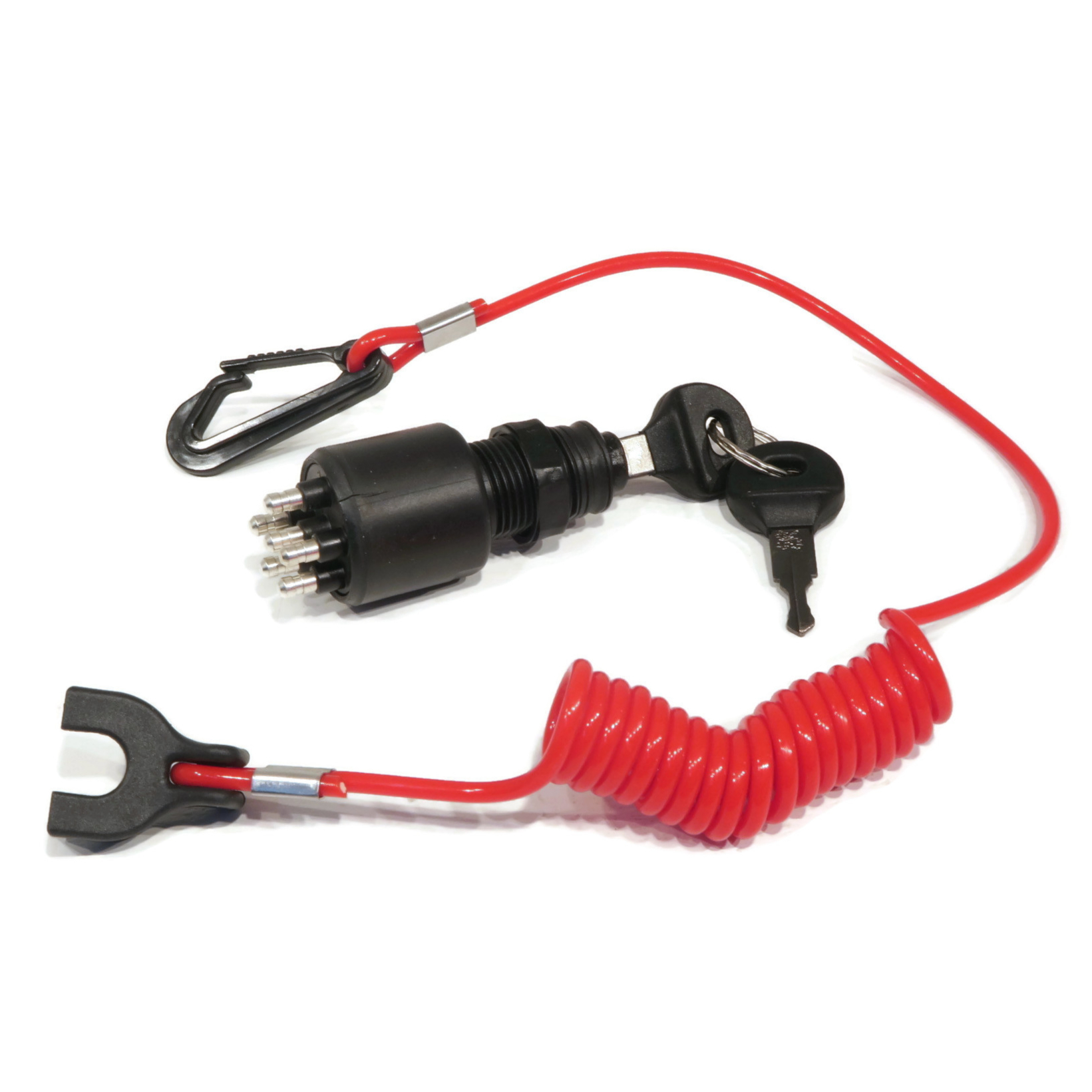Ignition Switch Key Safety Lanyard Lock Assembly for OMC BRP 1996 Up Ignition Switch Key Safety Lanyard Lock Assembly for OMC BRP 1996 Up