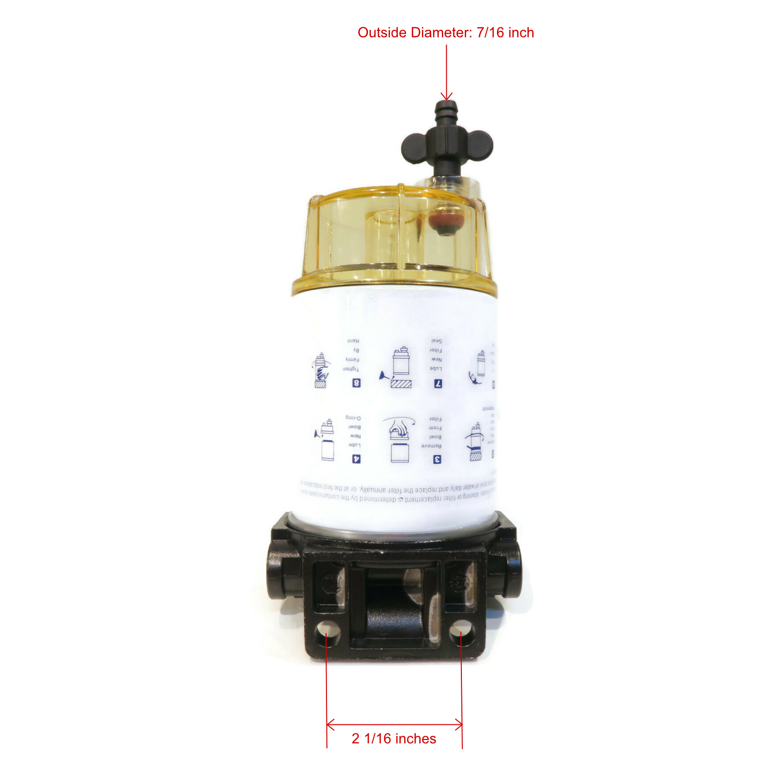 The ROP Shop Water Separating Fuel Filter Kit, 10 Micron with