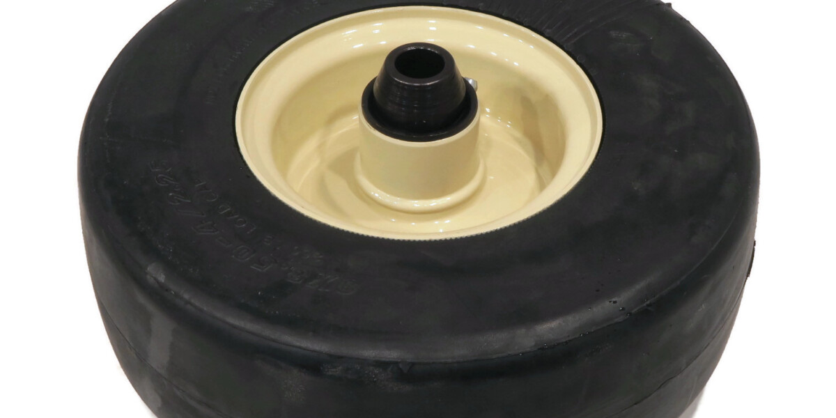 Genuine OEM Grasshopper 603973 Semi-Pneumatic Deck Wheel Assembly