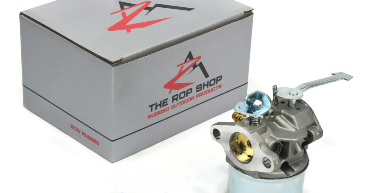 The ROP Shop Carburetor With Gasket – Fits Tecumseh HSK600-1668R, HSK600-1668S & HSK600-1669P Engines