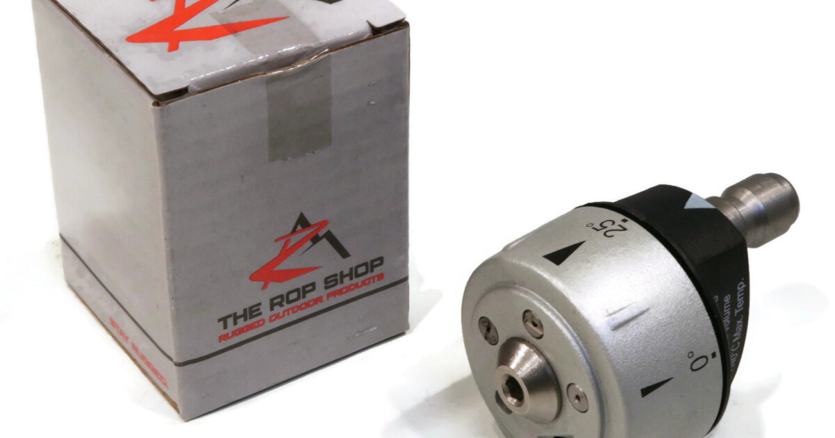 The ROP Shop 5-in-1 Spray Nozzle 0°, 25°, 40°, Soap Jet & Soap Fan