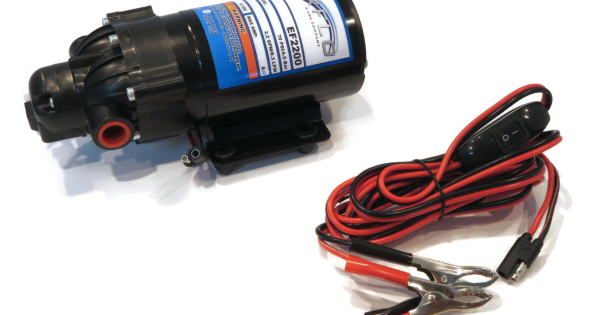 Everflo 2.2 GPM, 12 Volt, 70 PSI, Diaphragm Pump EF2200, EF2200-BOX, EF2200BOX E - Foto 9