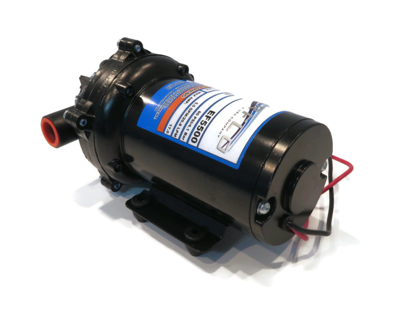 Genuine OEM Everflo 5.5 GPM, 12 Volt, Diaphragm Pump with 1/2" NPT