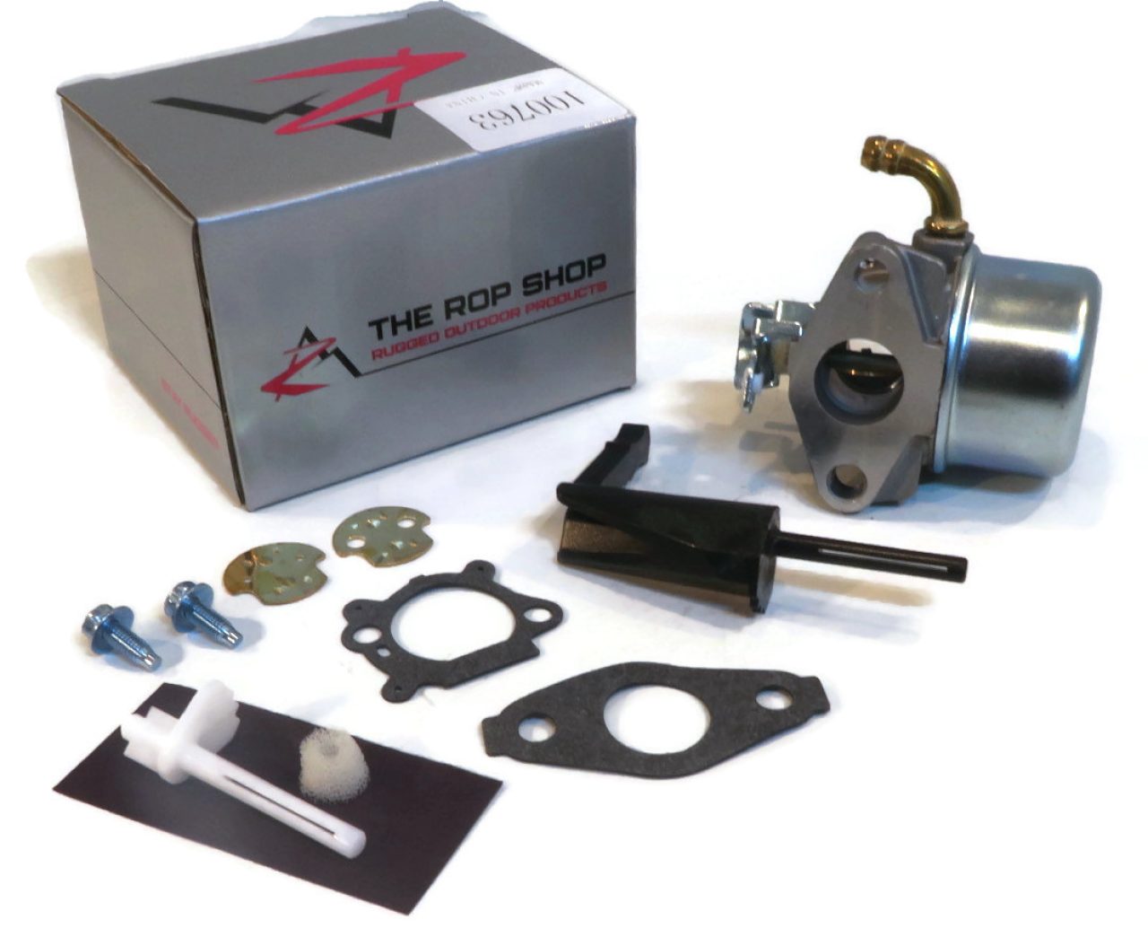 The ROP Shop Carburetor with Choke Lever, Throttle Lever, Shutters