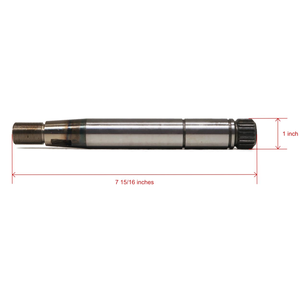 Genuine OEM Grasshopper 603097 Axle Shaft Assembly with Key, Nut 