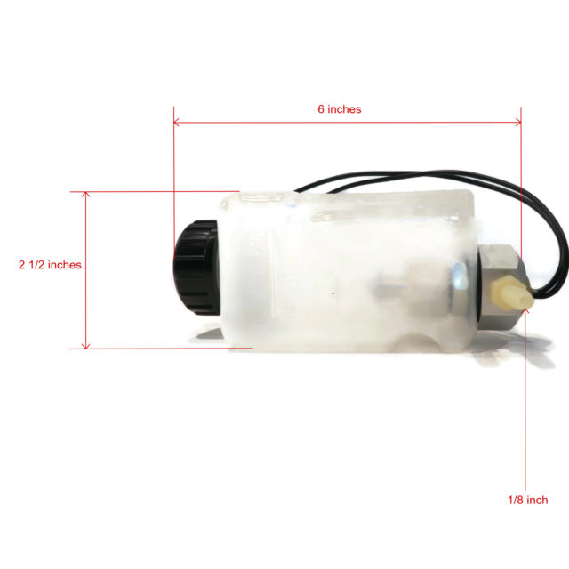 The ROP Shop Gear Lube Monitor Bottle Reservoir for Mercury 8M0075708
