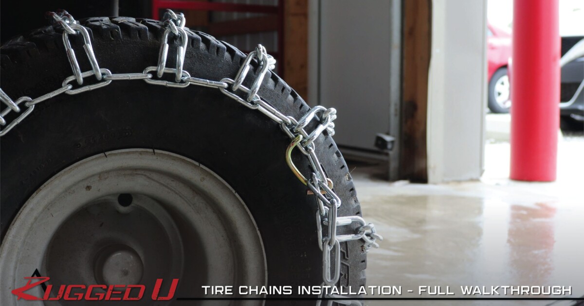 How to Install The ROP Shop Snow and Mud Tire Chains - The Rop Shop
