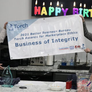 The ROP Shop would like to thank the Better Business Bureau of Northern Indiana for honoring us with the BBB Torch Award for 2021. We’re humbled not only to receive this award but also to be part of this wonderful community. As stated on the BBB’s website, “The Torch Awards is the most prestigious honor the BBB can present to a business or individual. Recipients not only believe in the high standards promoted by the BBB but live it out. The awarded company encourages and supports ethical business practices and leadership while acting on them and continuously integrating them into daily practices.”