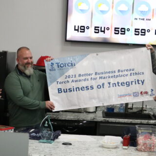 The ROP Shop would like to thank the Better Business Bureau of Northern Indiana for honoring us with the BBB Torch Award for 2021. We’re humbled not only to receive this award but also to be part of this wonderful community. As stated on the BBB’s website, “The Torch Awards is the most prestigious honor the BBB can present to a business or individual. Recipients not only believe in the high standards promoted by the BBB but live it out. The awarded company encourages and supports ethical business practices and leadership while acting on them and continuously integrating them into daily practices.”