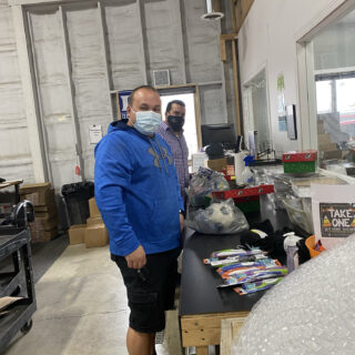 ROP Shop employees volunteer their time to help Samaritan's Purse Operation Christmas Child.